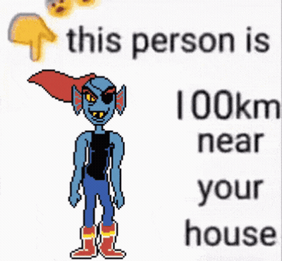 Pixel Art Cartoon 41 Km Near Your House GIF