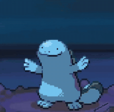 Pixel Art Cartoon Character On Fire GIF