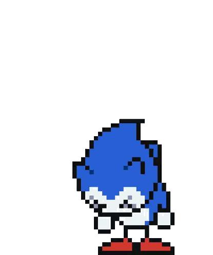 Pixel Art Cartoon Character Wearing Sunglasses And Blue Scarf Sticker