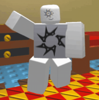 Pixel Art Cartoon Character With Television Head And Antennas GIF