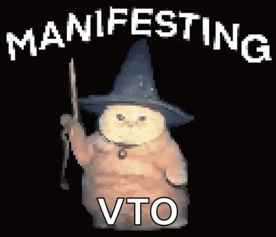Pixel Art Cat Wizard Hat Wand Manifesting VTO GIF