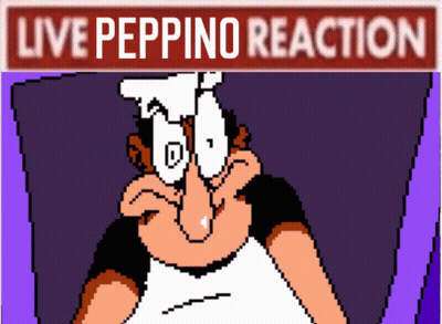 Pixel Art Chef Live Peppino Reaction GIF