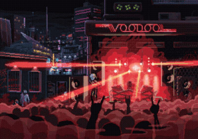 Pixel Art Concert At Voodoo GIF