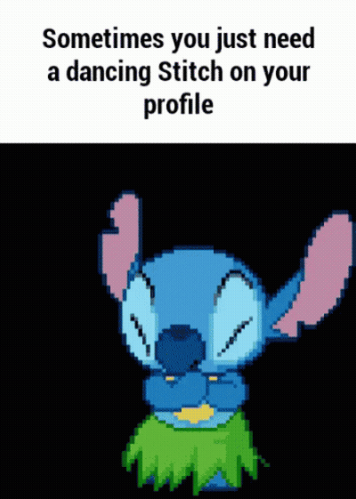 Pixel Art Dancing Stitch GIF