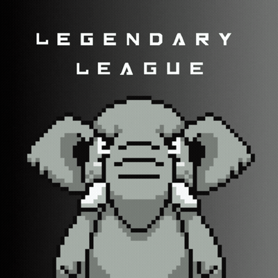 Pixel Art Elephant Legendary League GIF