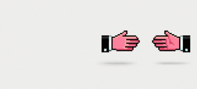 Pixel Art Fist And Heart GIF