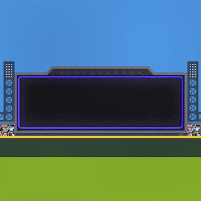 Pixel Art Football Player And Native American GIF
