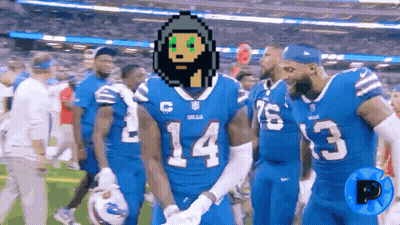 Pixel Art Football Player Number 14 GIF