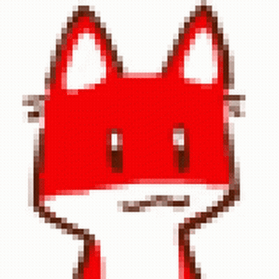Pixel Art Fox With Tongue Out GIF