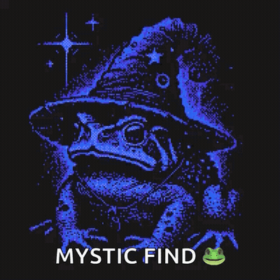 Pixel Art Frog In Wizard Hat With Mystic Find GIF