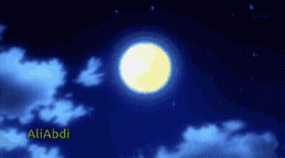 Pixel Art Full Moon With Aliabdi GIF