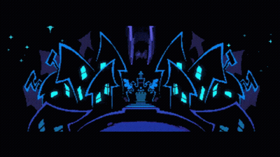 Pixel Art Girl Standing In Front Of Crowd GIF