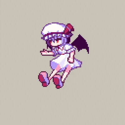 Pixel Art Girl Thank You GIF