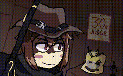 Pixel Art Girl With Cat Ears GIF