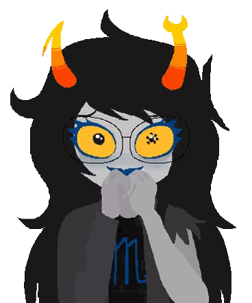 Pixel Art Girl With Horns And M Shirt Sticker