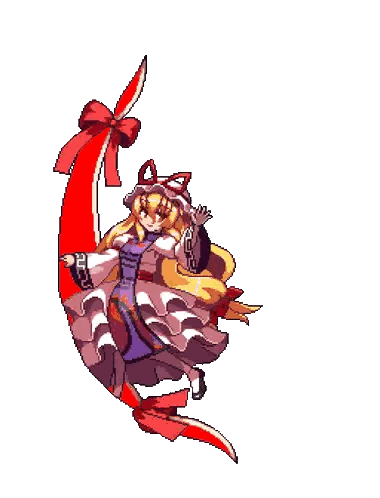Pixel Art Girl With Red Bow Sticker