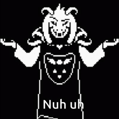 Pixel Art Goat Saying Nuh Uh GIF