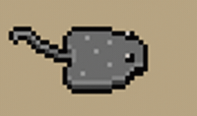 Pixel Art Gray Object With Long Tail GIF