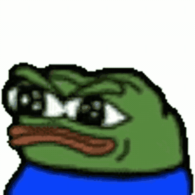 Pixel Art Green Frog Wearing Sunglasses GIF