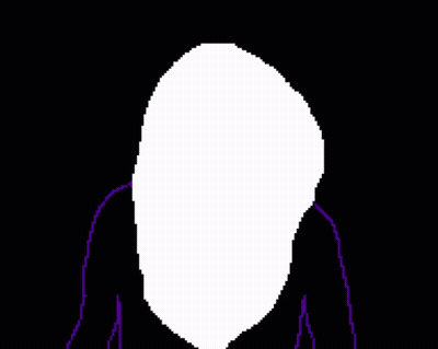 Pixel Art Hand Covering Face GIF