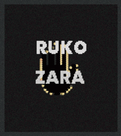 Pixel Art Hand Saying Ruko Zara GIF