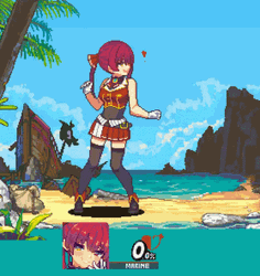 Pixel Art Houshou Marine GIF