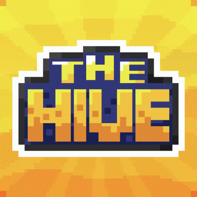 Pixel Art Logo Saying The Hue GIF