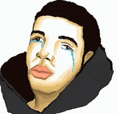 Pixel Art Man Crying With Tears GIF