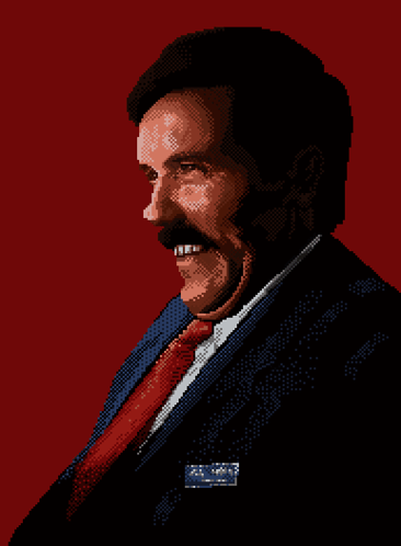 Pixel Art Man In Suit And Tie GIF