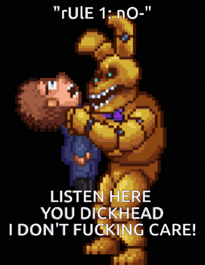 Pixel Art Man Kissing Bunny Rule 1 No GIF