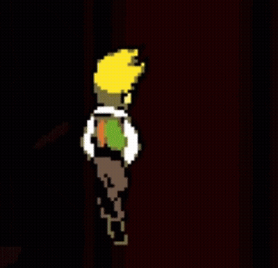 Pixel Art Man Named Miss GIF