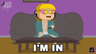 Pixel Art Man Sitting On Couch I'm In GIF