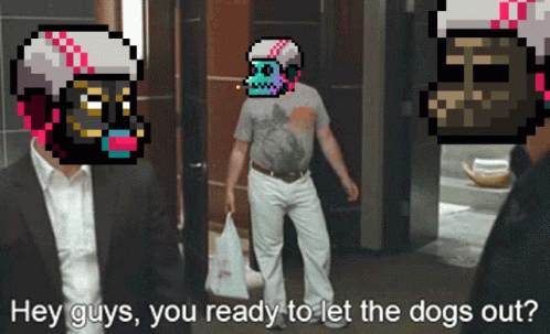 Pixel Art Man Walking Saying Hey Guys GIF