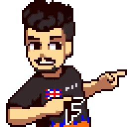 Pixel Art Man Wearing Number 15 Shirt Sticker