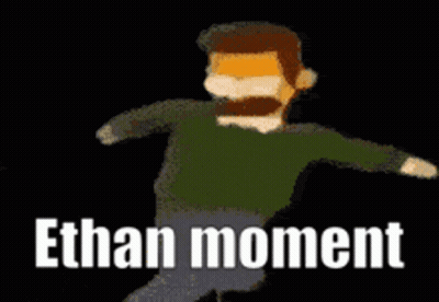 Pixel Art Man With Beard Ethan Moment GIF