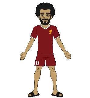 Pixel Art Man With Beard In Red Shirt 11 Sticker