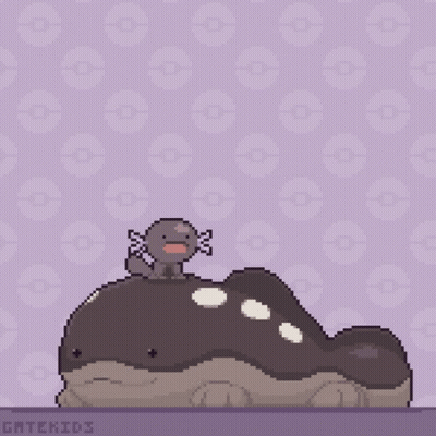 Pixel Art Monkey Sitting On Frog GIF