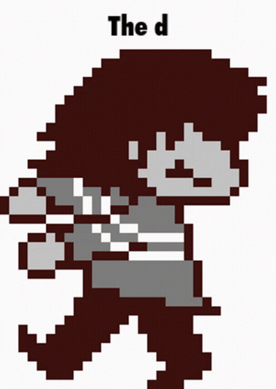 Pixel Art Monster The D GIF