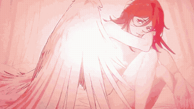Pixel Art Naked Woman With Wings GIF