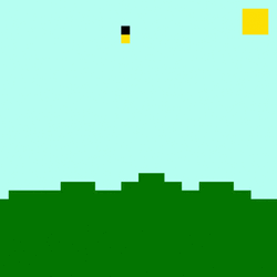 Pixel Art Nuclear Bomb Blast GIF