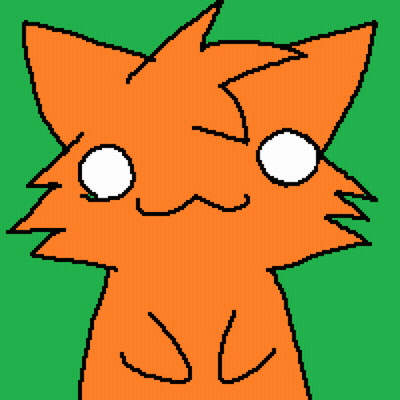 Pixel Art Orange Cat GIF