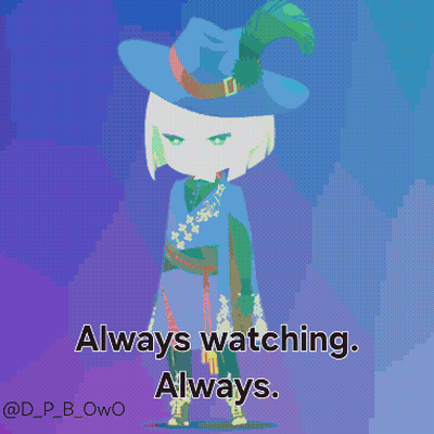 Pixel Art Person Always Watching Always GIF