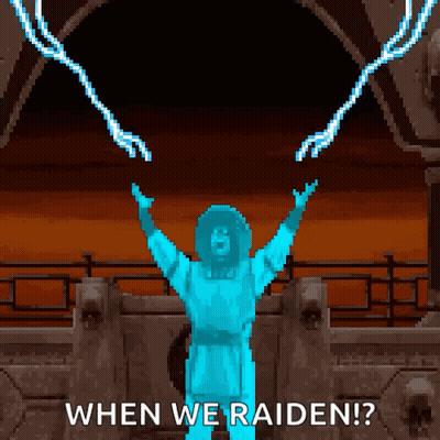 Pixel Art Person Arms Outstretched When We Raiden GIF