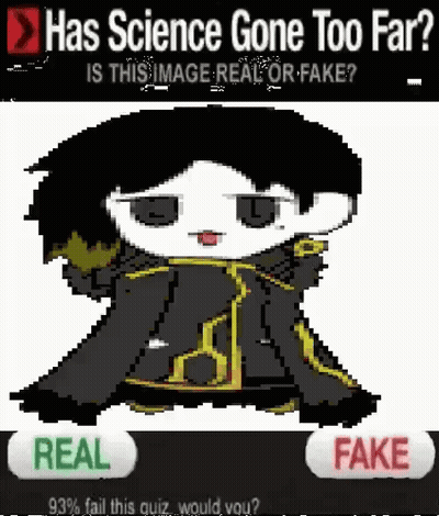 Pixel Art Person Asking If Science Is Gone Too Far GIF