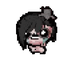 Pixel Art Person Face With Sunglasses Sticker