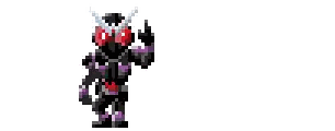 Pixel Art Person Holding Gun Sticker