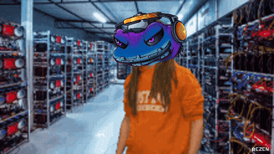 Pixel Art Person In Orange Shirt Saying Rezen GIF