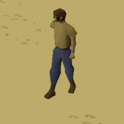 Pixel Art Person In Purple Ring GIF