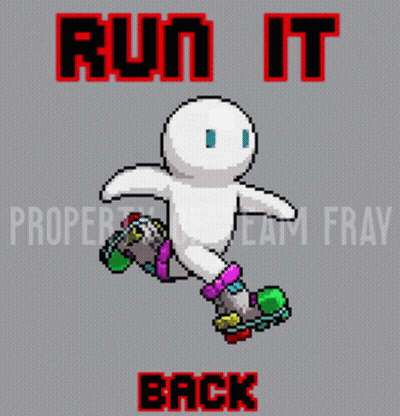 Pixel Art Person Running Run It Back GIF