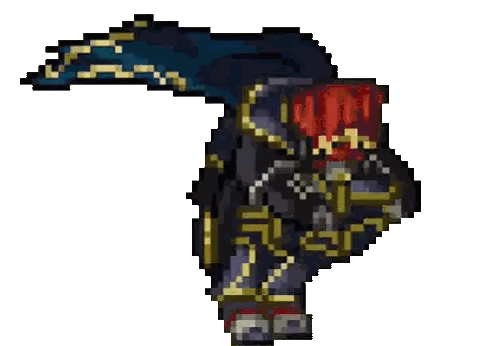 Pixel Art Person With Bag Sticker
